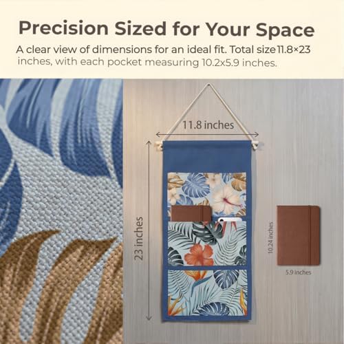 IAXIC Canvas Wall Hanging Organizer - Image 3
