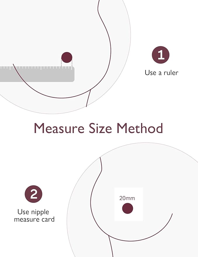 Momcozy Flange Insert 21mm Compatible with Momcozy M5. Original M5 Breast Pump Replacement Accessories, 1PC (21mm)