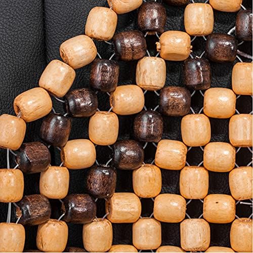 Road Comforts Wood Beaded Seat Cover Back Massage Cushion - Image 5