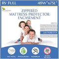 RV Short Full Mattress Protector Fits 8"-11" Depth by FourSeasonsEssentials