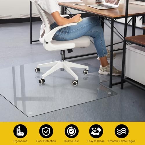 VASUHOME Premium Tempered Glass Floor Mat - Image 5