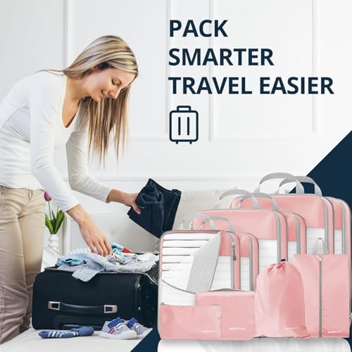 Compression Packing Cubes 10 Set, Compressible Space-Saving Packing Cubes - Image 7