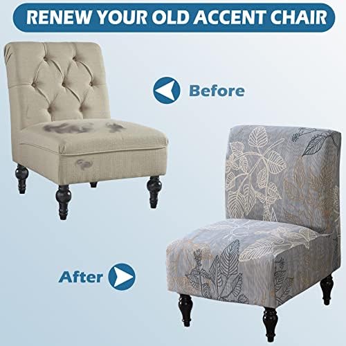 Armless Accent Chair Cover Slipcovers, 2 Pack - Image 4
