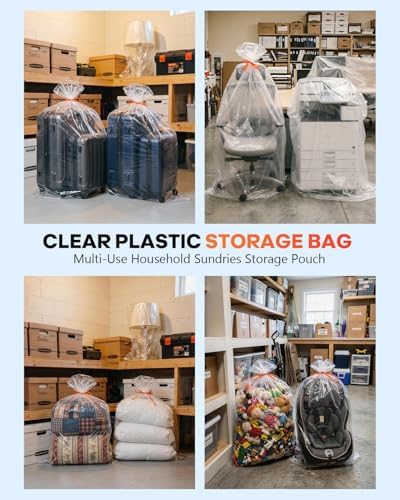 45x65 Inch Extra Large Clear Plastic Storage Bag - Image 6