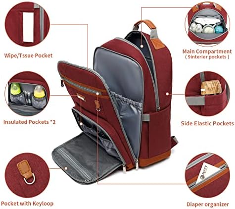 Diaper Bag Backpack, Large Baby Nappy Bags - Image 3