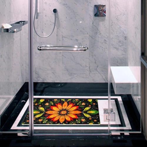 Non Slip Shower Mat Bathtub Mat 15.1x26.8 Inch, Quick Dry Bath Mat - Image 6