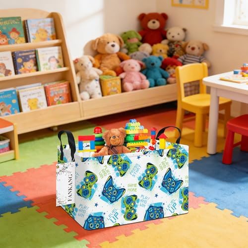 Rectangular Game Monster Truck Fabric Storage Basket - Image 4