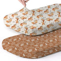 Stretch Fitted Bassinet Sheet Set BROLEX 2 Pack Cradle Sheets by BROLEX