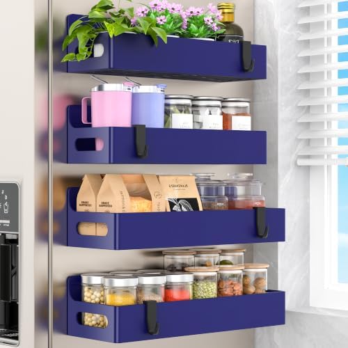 HuggieGems Upgrade Dark Blue Magnetic Spice Rack by HuggieGems