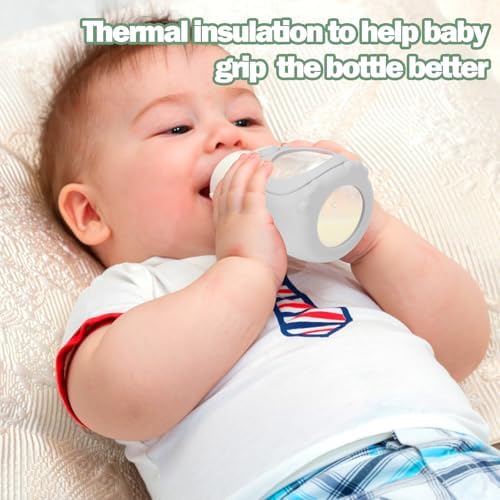 BUSOHA 3 Pack Silicone Sleeves for MAM Glass Baby Bottles - Image 5
