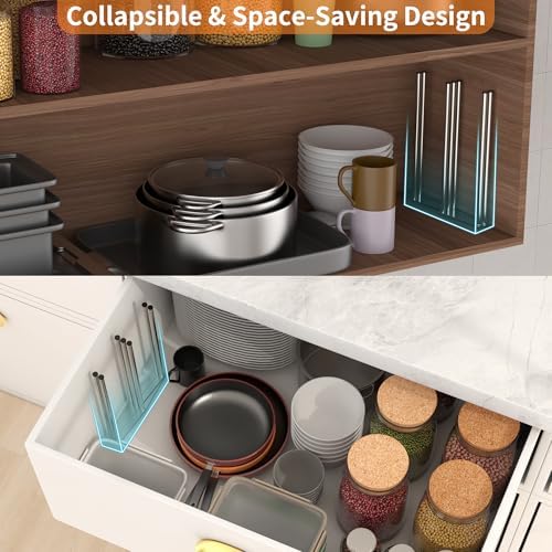 KORRTFID Foldable Bottle Drying Rack, Baby Bottle Drying Rack, Collapsible Cup - Image 4