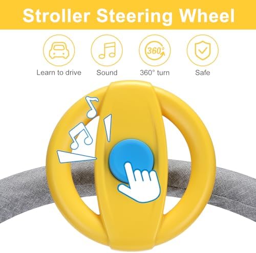 Accmor Stroller Steering Wheel Toy, Steering Wheel - Image 7