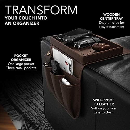 NEATOPA Couch Remote Caddy Control Holder Sofa Organizer - Image 4