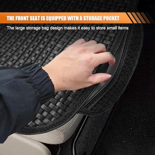 2PCS Ice Silk Car Seat Cushion, Breathable Cooling Anti-Slip Car Seat Protector - Image 5