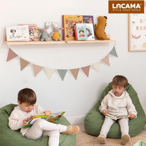 Lacama Nursery Decor Boho Pennant Banner Flags, Toddler Girl Room Decor - Image 6