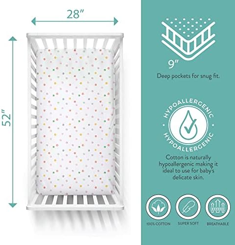 Featherhead™ 2-Pack Fitted Crib Sheets - Image 2