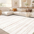 Nakagishi 10x13 Area Rugs Living Room: Washable Boho Large Neutral Soft by NakagishiAreaRug