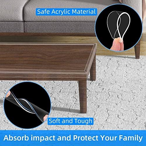 Clear Edge Protector Strip, 1 Pack x 1.18in x 16.4FT - Image 3