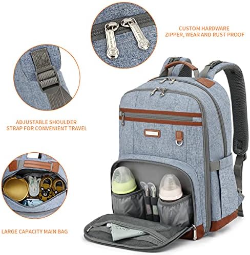 Diaper Bag Backpack, Large Baby Nappy Bags - Image 2
