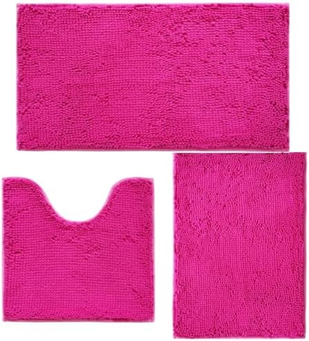 Bathroom Rugs Sets 3 Piece Non Slip, Bath Rugs by Flotstiga