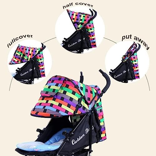 Summer Baby Strollers Awning Sunshade Pram Sun Shade Cover UPF50+ Sun Cover - Image 4