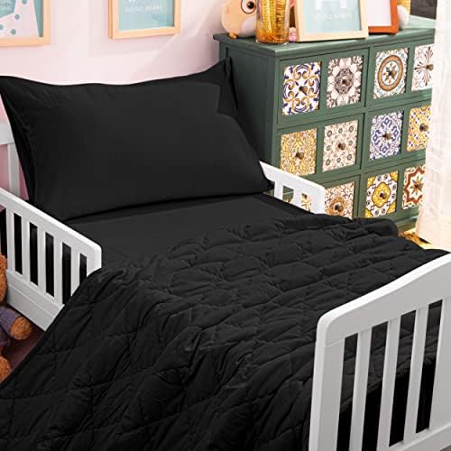 NTBAY Toddler Microfiber Bedding Set, 4 Piece - Image 6