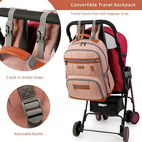 Diaper Bag Backpack, Large Baby Nappy Bags - Image 3