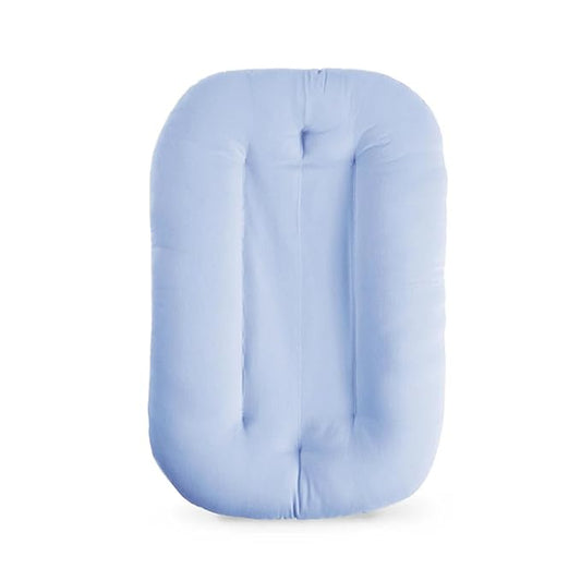 Baby Lounger for Newborn, Bionic Design Baby Lounger, Soft Organic Cotton Breathable Lounger for Infants 0-18 Months (Blue)