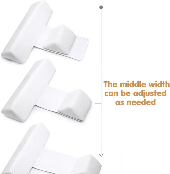Baby Side Sleeper Weddge Adjustable Soft and Breathable Pillow,1pc-White