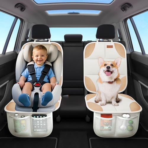 SMART ELF 2 Pack Car Seat Protector-600D Fabric Waterproof - Image 7
