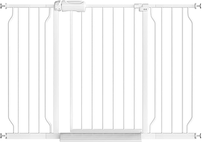 Fairy Baby Extra Wide Baby Gates 48-53 Inch, Auto Close Child Safety Gates for Stairs Banister Doorways Hallway,Indoor Safety Child Gates for Kids or Pets