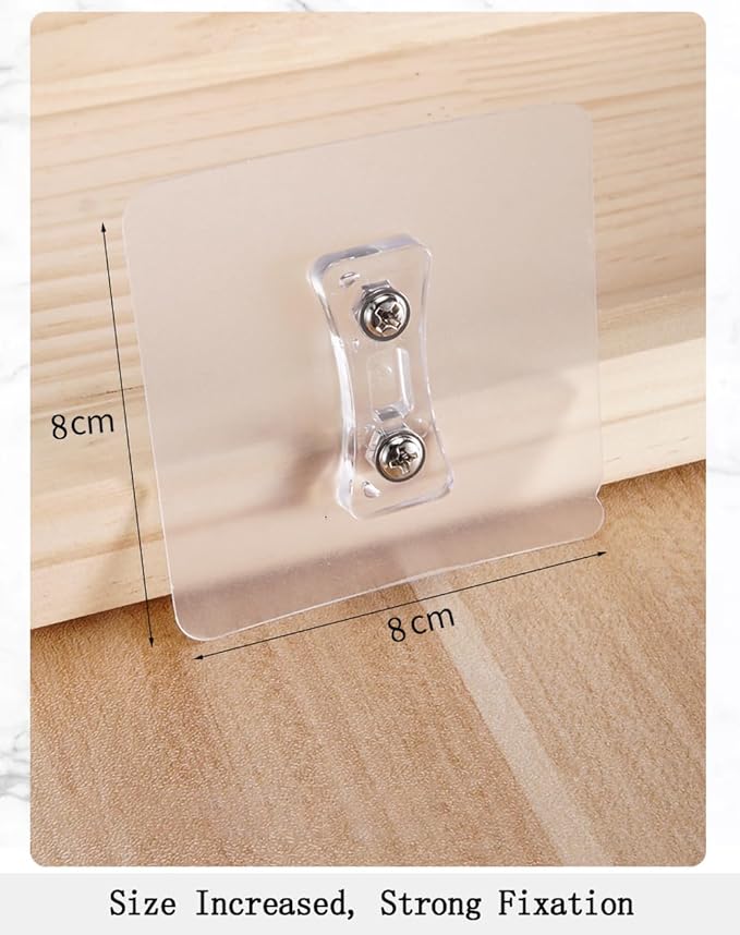 Furniture Anchors 4 Pairs No Drill Heavy Duty Anchors Fridge Lock Adjustable Self-Adhesive Safety Anti Tip Straps for Baby Proofing 220lbs Tension Earthquake Resistant Metal Straps Prevent Falling