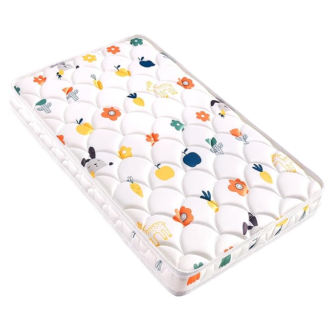 Baby Bassinet Mattress 33 x 20 inches- Firm Support and Comfort Premium Foam,Noiseless and Odorless,Hypoallergenic Small Crib Mattress, Fits Moses Basket, Dual Sided with Soft Breathable Fabric