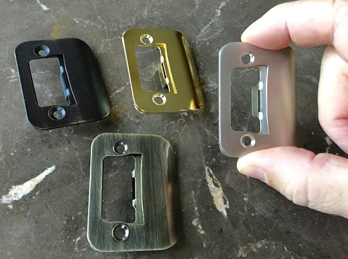 Gator Door Latch Restorer - Strike Plate (Antique Brass)