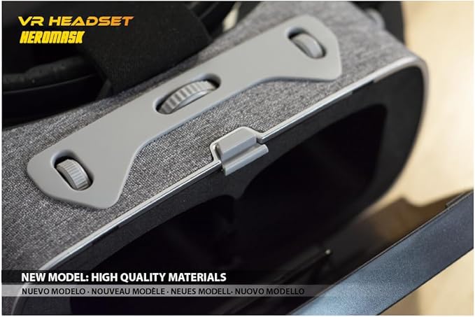 Heromask Virtual Reality Headset for Kids + Video Games to Learn Spanish Italian etc [Language Learning] VR for Kids. Kids Gifts for Boys and Girls for Age 5 to 12 Years Old. Educational