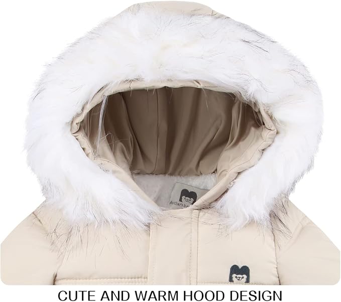 Baby Girl Winter Snowsuit Toddler Jacket Clothes For Boy Infant Jumpsuit Hoodied