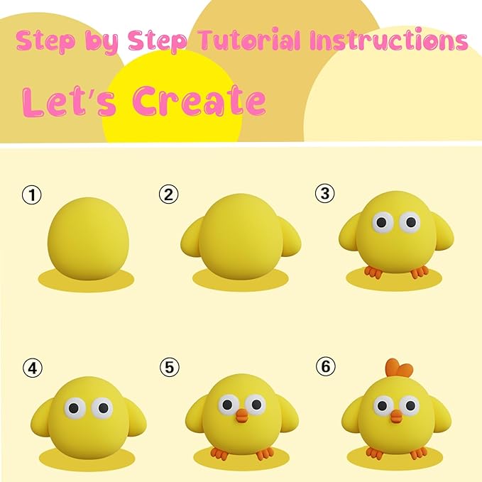 Air Dry Clay Kit for Kids, Modeling Magic Clay for Kids, Ultra Light & Soft, 12 Boxes DIY Animals Model with Step by Step Tutorial and 5 Sculpting Tools, Creative Art Crafts Toys Gifts for Girls Boys