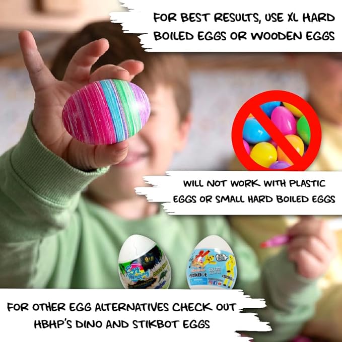 The Eggmazing Egg Decorator - Peeps Bunny - Arts and Craft Set Includes 6 Colorful Quick Drying, Non-Toxic Markers - Pink - Packaging May Vary