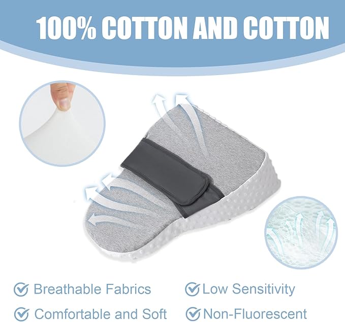 Baby Reflux Pillow for Infant Support Cushion,Pillow for Sleeping/Feeding, Soft Cotton Cover, Bedroom, Stroller, Detachable