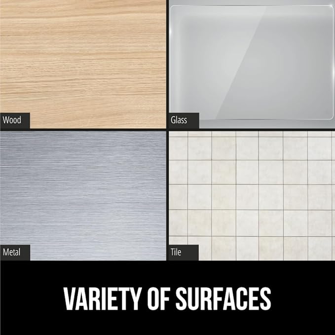 GORILLA GRIP Baby Proof Corners and Edges for Furniture, Kid Proofing Adhesive Table Corner Protectors, Heavy Duty Soft Rubber Foam Protection, Includes 8 Protective Safety Guards, 18 Feet, Black