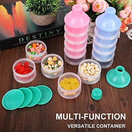 Accmor Formula Dispenser On The Go, 5 Compartments Stackable Formula Container - Image 3