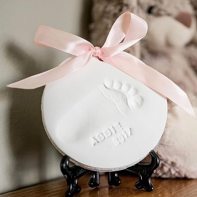 Footprint Kit – Baby Handprint & Dog Paw Print Mold Kit with Food Grade Clay, Safe and Easy Memory Keepsake for Kids and Pets, Food Grade Clay for Baby Footprint,