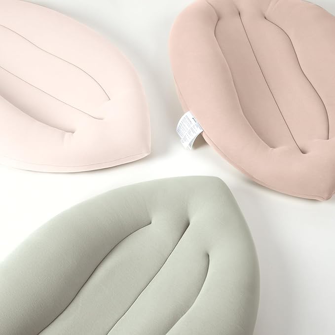 Baby Lounger for Newborn: Skin-Friendly & Breathable for 0-12 Months Infant Tummy Time Playtime & Diaper Changes - Portable & Lightweight Cushion for New Parents