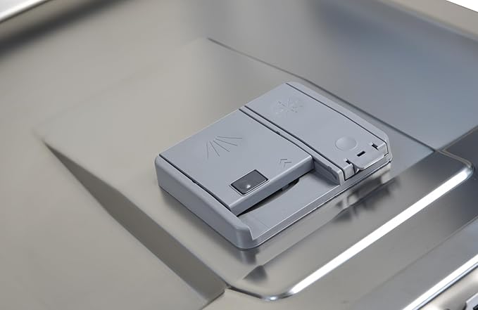 Kenmore 24" Built-in Stainless Steel Tub Dishwasher EasyFlex Third Rack, TurboDry, SmartWash & Reach-Thru Handle-15 Place Settings-45 DBA, Energy Star Certified, Fingerprint Resistant