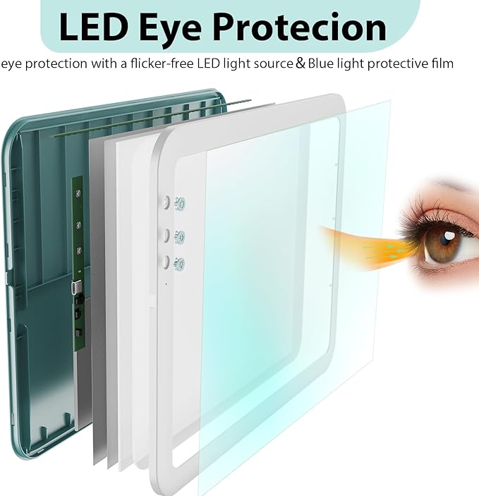 HIUKCOLED Wireless Battery Powered A3 Light Pad, 3 Colors Stepless Dimmable and 6 Levels Brightness Light Board, Rechargeable LED Light Tracing Box for Diamond Painting,Cricut Weeding Vinyl Tools