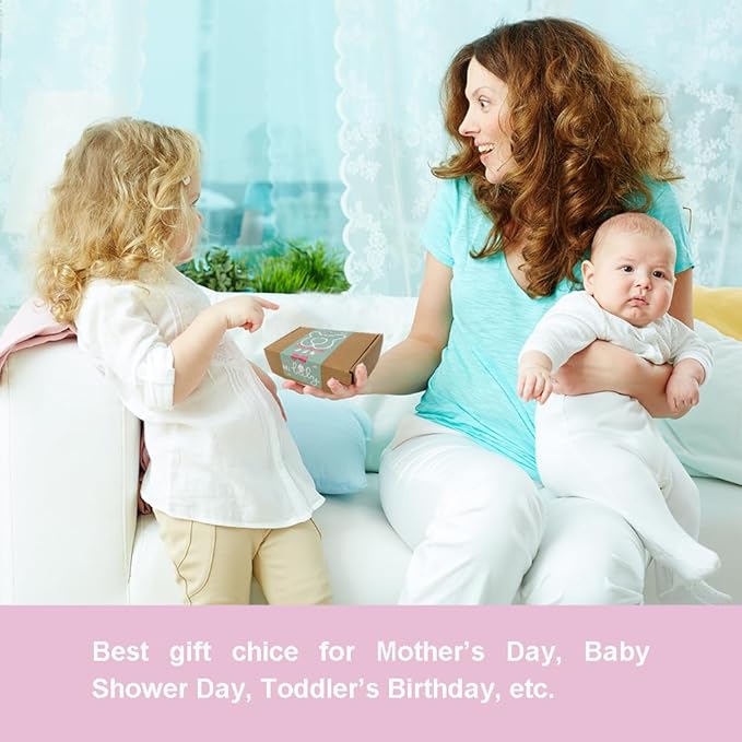 Baby Neck Pillows, Comfortable Baby Travel Head Neck Support Pillow for Car Seat Stroller Pushchair, Soft PP Cotton Travel Pillow for 0-1 Year Old Toddler Infant Newborn, Rainbow