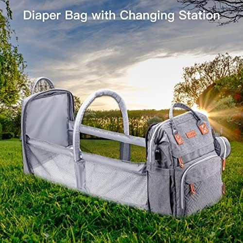 ISMGN Diaper Bag Backpack with Changing Station, Baby Bag - Image 4