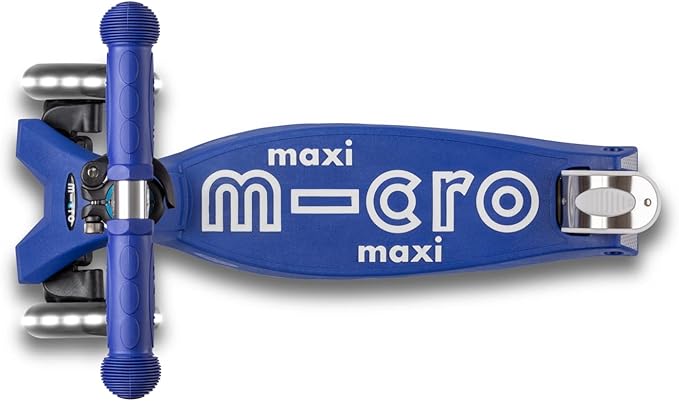 Micro Kickboard - Maxi Deluxe LED - Three Wheeled, Lean-to-Steer Swiss-Designed Micro Scooter for Kids with Motion-Activated Light-Up Wheels for Ages 5-12 …