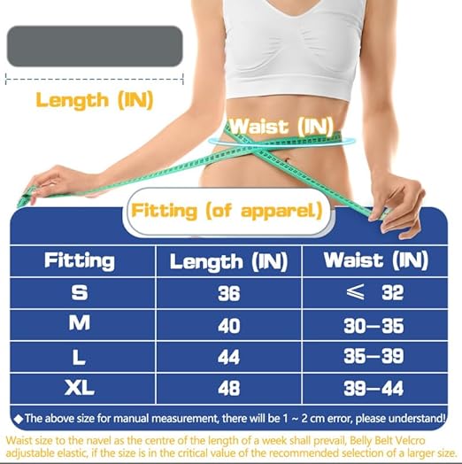 Postpartum Belly Band Wrap Back Support Natural Delivery Control Shapewear Binder Support Belt Girdle Women Tummy Control Waist Recovery Bamboo Charcoal Fiber (M Grey)