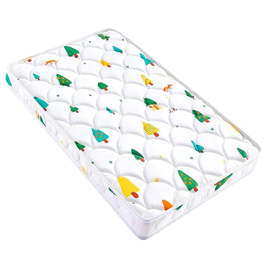 Baby Bassinet Mattress 33 x 19 inches- Firm Support and Comfort Premium Foam,Noiseless and Odorless,Hypoallergenic Small Crib Mattress, Fits Moses Basket, Dual Sided with Soft Breathable Fabric